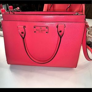 One of a kind coral Kate Spade handbag